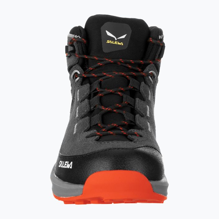 Salewa MTN Trainer 2 Mid PTX onyx/alloy children's trekking boots 8
