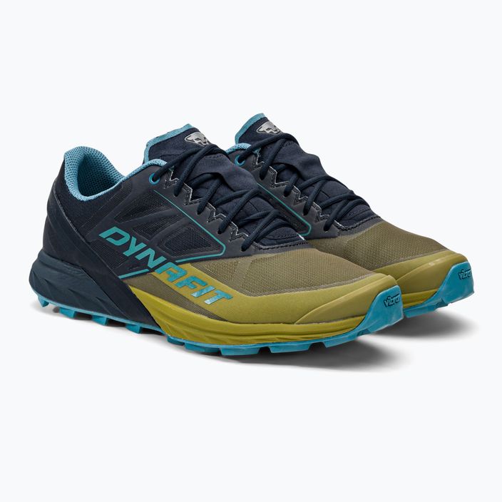 DYNAFIT Alpine women's running shoes navy blue and green 08-0000064064 4
