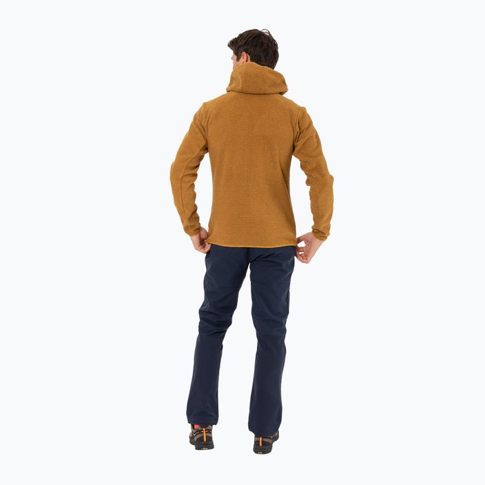 Men's Salewa Nuvolo EN fleece sweatshirt golden brown melange 3