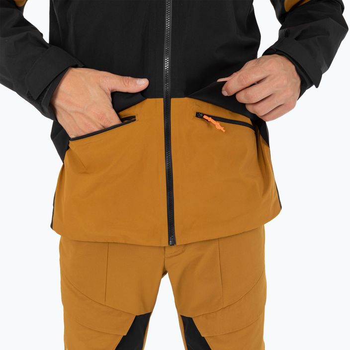 Salewa Puez GTX 2L men's rain jacket golden brown 8