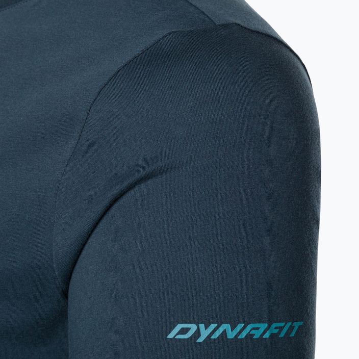 Men's DYNAFIT Graphic CO blueberry/skis T-shirt 4