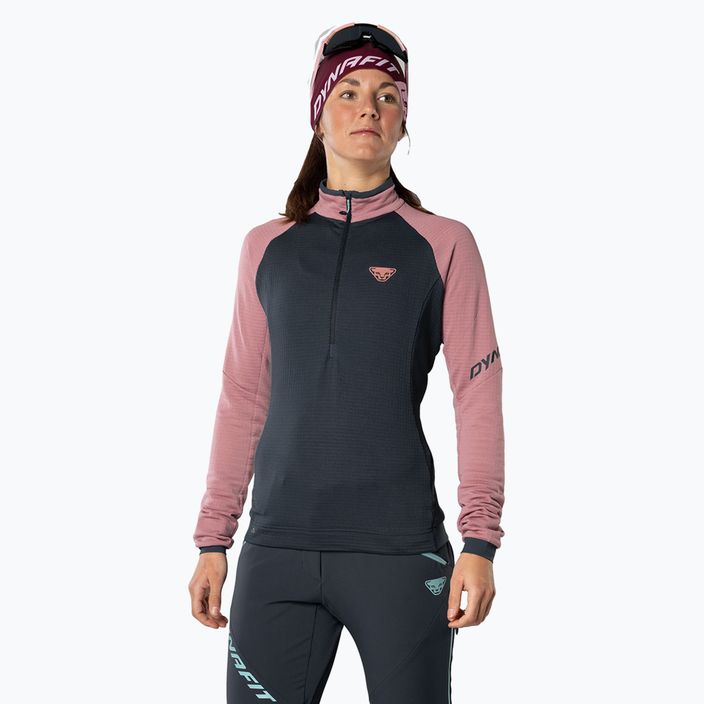 Women's DYNAFIT Speed PTC mokarosa blueberry ski jacket