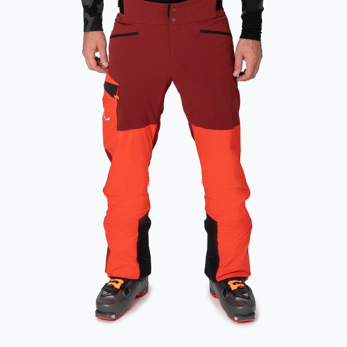 Men's Salewa Sella Dst Hyb syrah ski trousers 2
