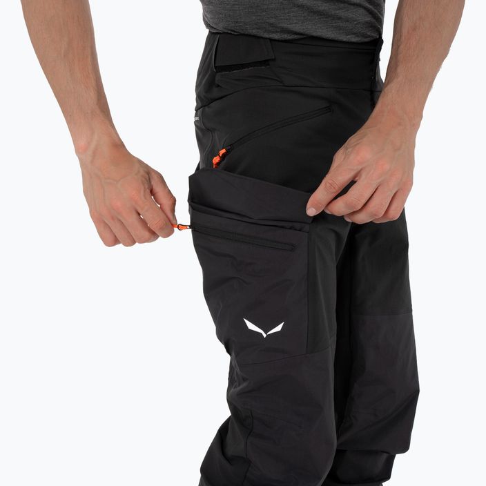 Men's Salewa Sella Dst Hyb ski trousers black out 4