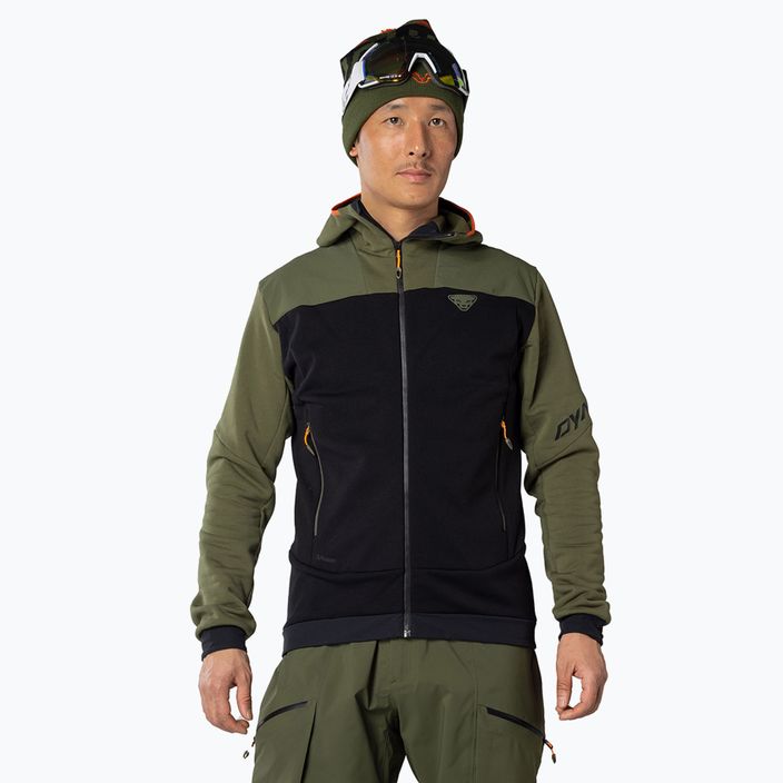 Men's DYNAFIT Tigard PTC Hooded skit jacket olive night