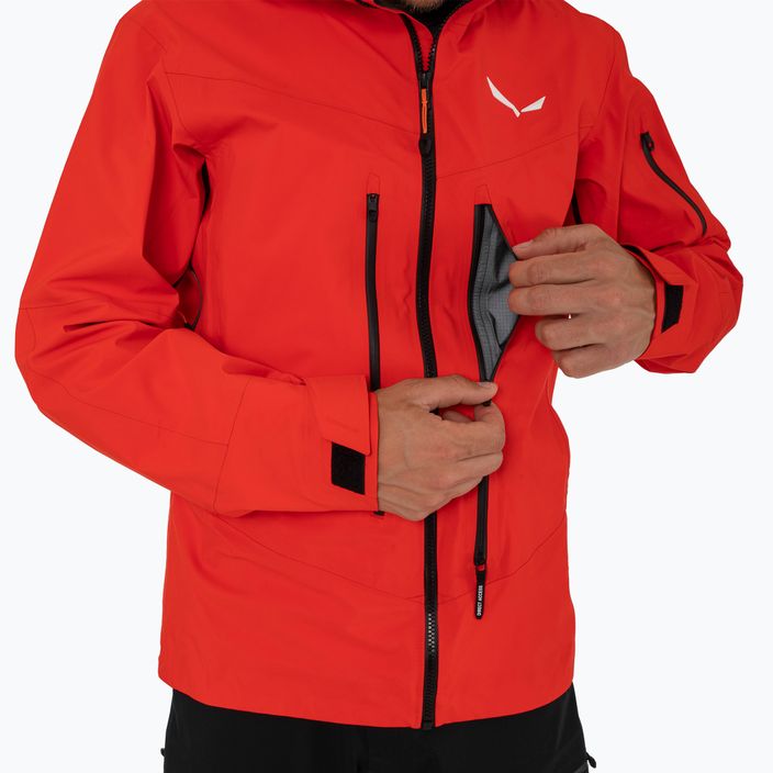 Men's Ortles GTX Pro flame rain jacket 6