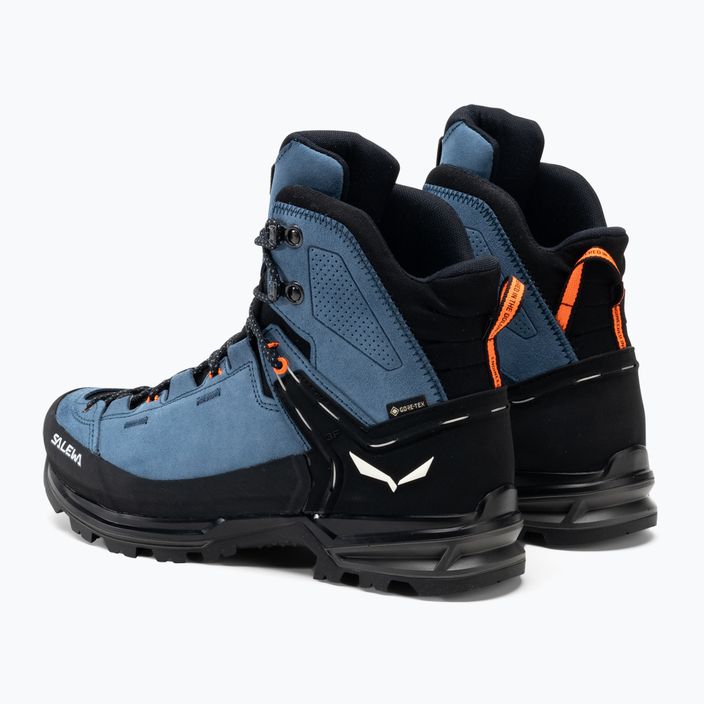 Men's trekking boots Salewa MTN Trainer 2 Mid GTX java blue/black 3