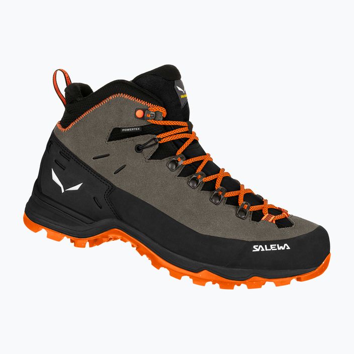 Salewa men's Alp Mate Winter Mid WP bungee cord/black trekking boots 7