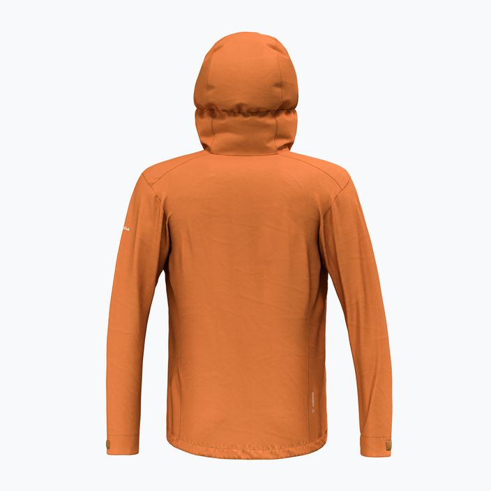 Salewa men's rain jacket Puez Aqua 4 PTX 2.5L burnt orange 2