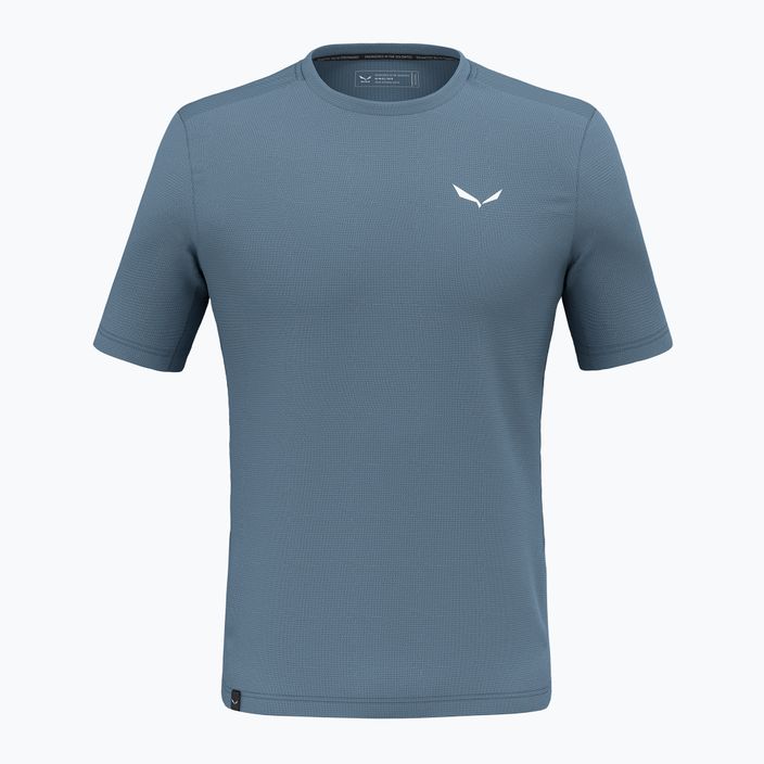 Men's Salewa Puez HYB Dry java blue T-shirt 7