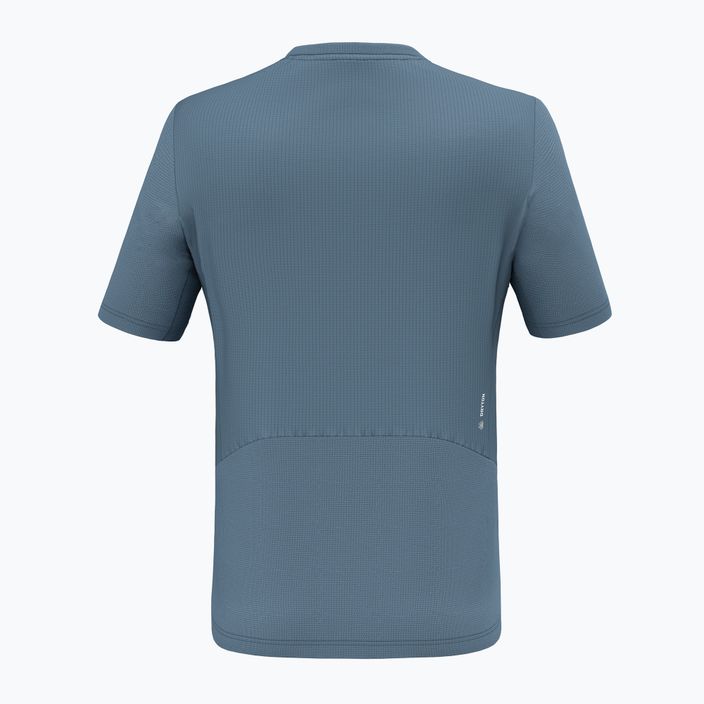 Men's Salewa Puez HYB Dry java blue T-shirt 8