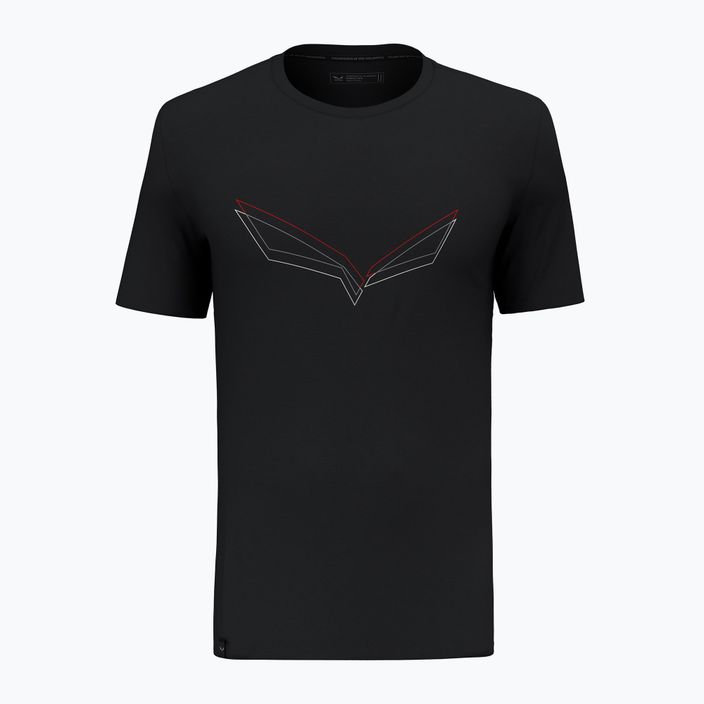 Men's Salewa Pure Eagle Frame Dry t-shirt black out