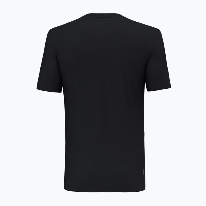 Men's Salewa Pure Eagle Frame Dry t-shirt black out 2