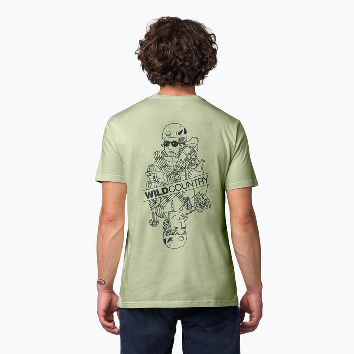 Wild Country Flow jade men's climbing t-shirt 2