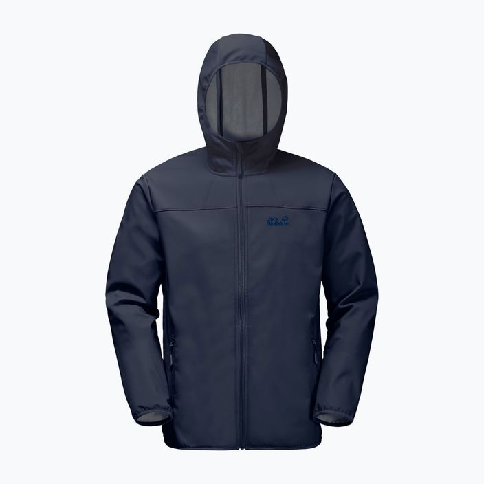 Jack Wolfskin men's softshell jacket Northern Point navy blue 1304001_1033 5