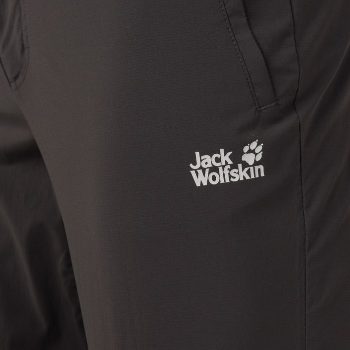 Jack Wolfskin men's Activate Light softshell trousers dark grey 1503772_6350 6