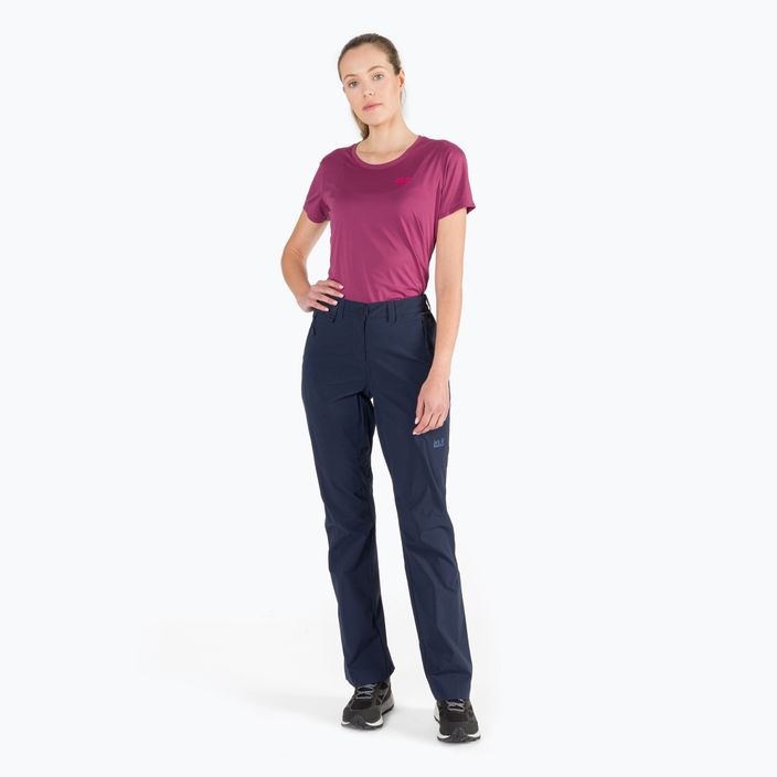 Women's softshell trousers Jack Wolfskin Activate Light navy blue 1503842_1910 7