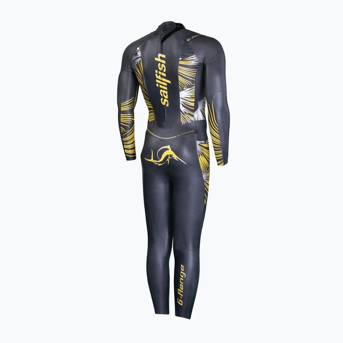 Men's triathlon wetsuit sailfish G-Range 8 black 2