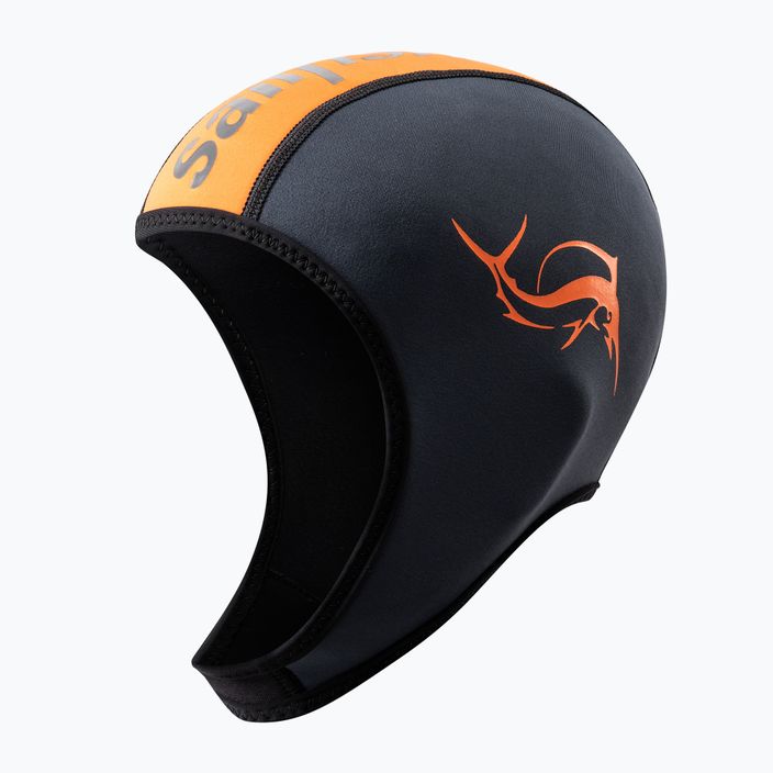 Sailfish Silicone black/orange swim cap NEOPRENE CAP 4