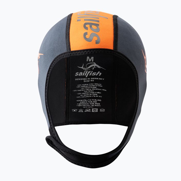 Sailfish Silicone black/orange swim cap NEOPRENE CAP 5