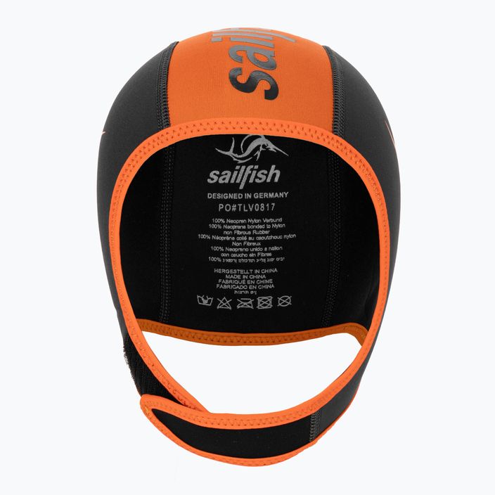 Sailfish Silicone black/orange swim cap NEOPRENE CAP 2