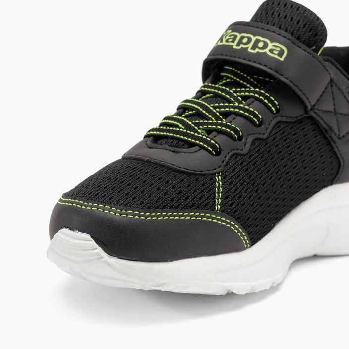 Kappa Larus black/lime children's shoes 8