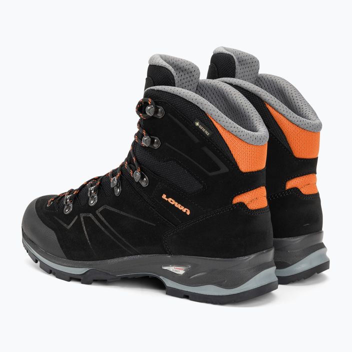 Men's trekking boots LOWA Baldo GTX schwarz/orange 3