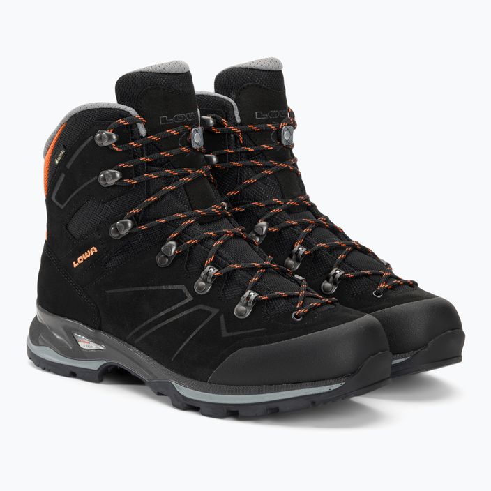 Men's trekking boots LOWA Baldo GTX schwarz/orange 4