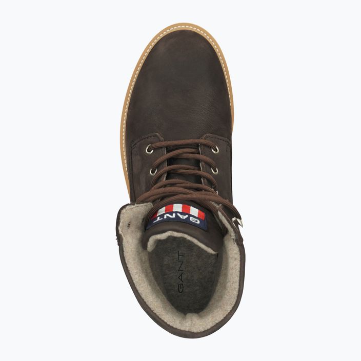 GANT Palrock men's shoes dark brown 11