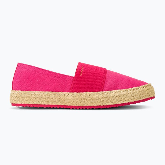 GANT women's Raffiaville hot pink shoes 2