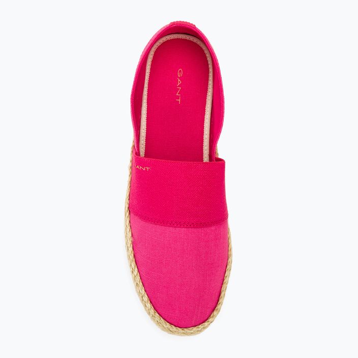 GANT women's Raffiaville hot pink shoes 5