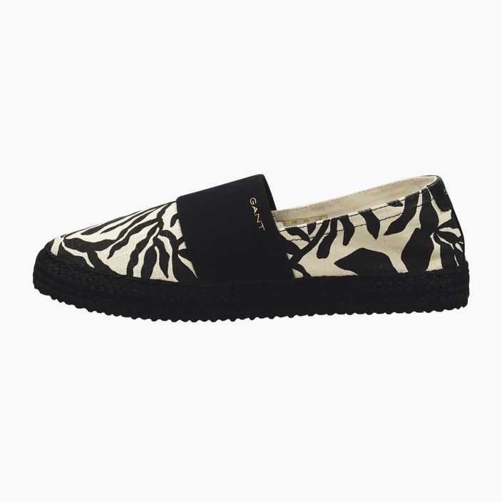 GANT women's shoes Raffiaville dry sand/black 9