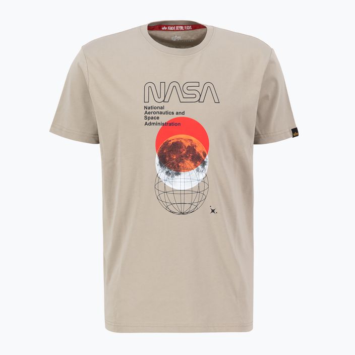 Alpha Industries NASA Orbit T vintage sand men's t-shirt 3