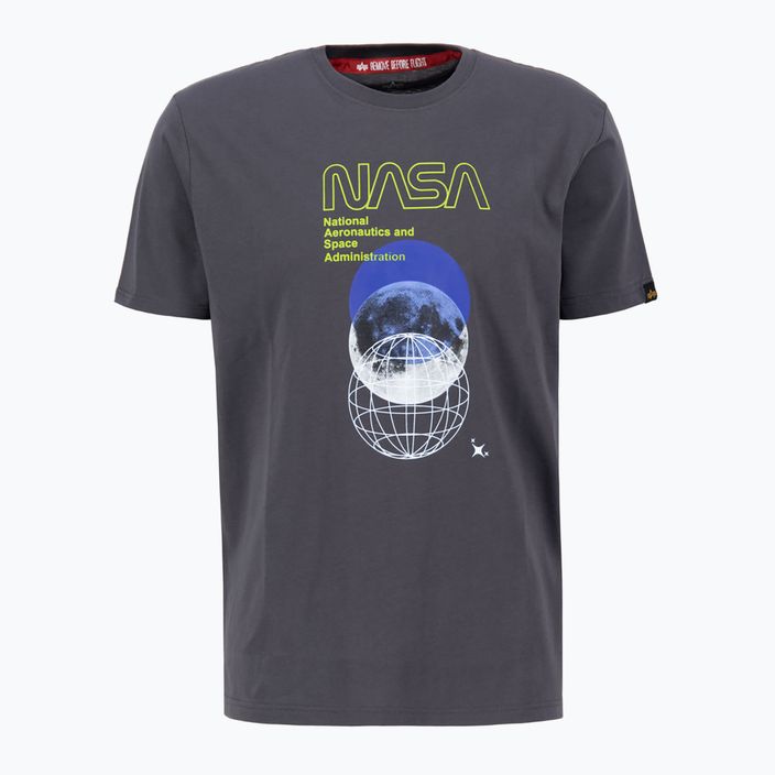 Alpha Industries NASA Orbit T vintage grey men's t-shirt 3