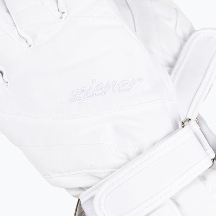 Women's ski glove ZIENER Kileni Pr white 801154.1 4