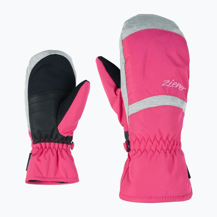 ZIENER Children's Snowboard Gloves Lejanos As Mitten pink 801947.766 5