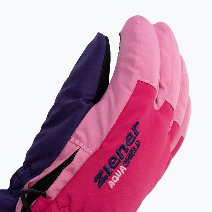 Children's ski glove ZIENER Levio As Minis purple 801976.129 4