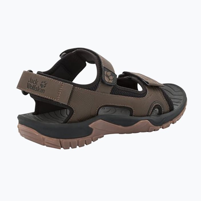 Jack Wolfskin Lakewood Cruise brown men's trekking sandals 4019011 13