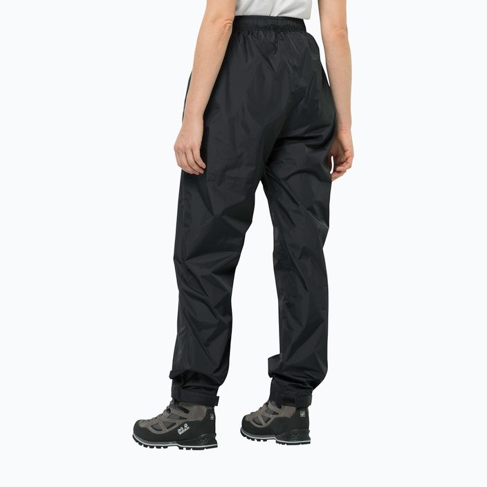 Jack Wolfskin Rainy Day rain trousers black 1112741 2