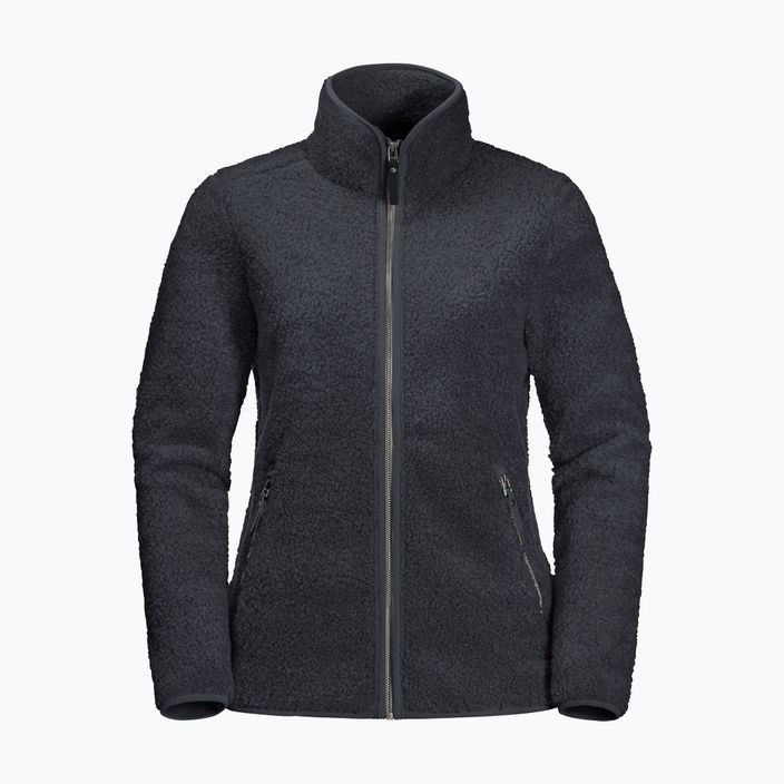 Jack Wolfskin women's fleece sweatshirt High Cloud grey 1708731 8