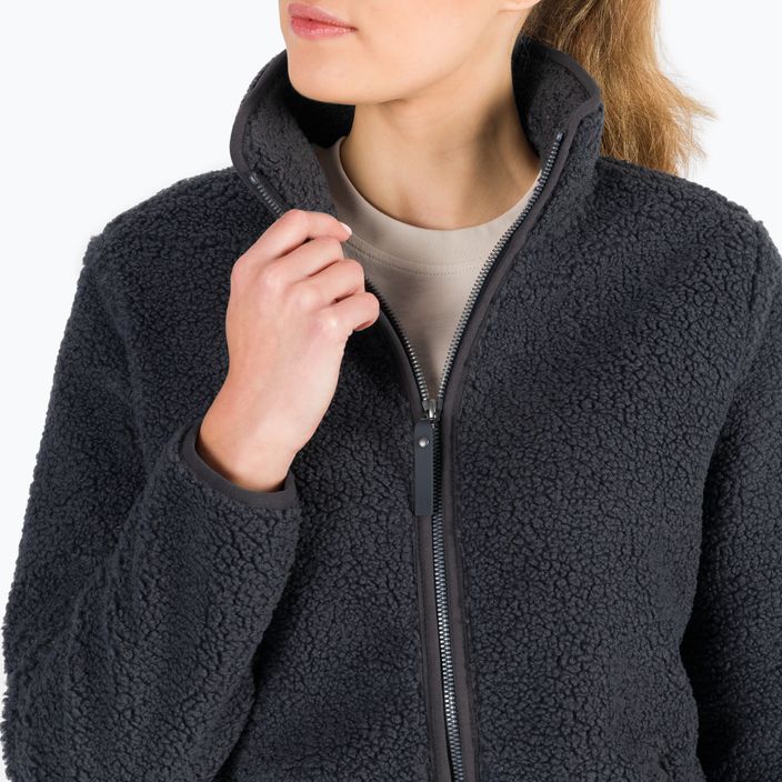 Jack Wolfskin women's fleece sweatshirt High Cloud grey 1708731 6