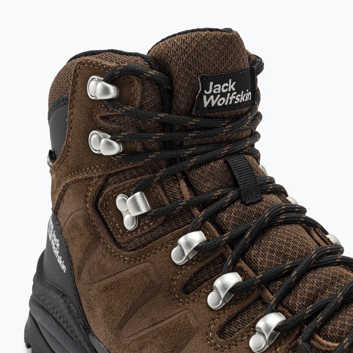 Jack Wolfskin Refugio Texapore Mid brown/phantom men's trekking boots 8