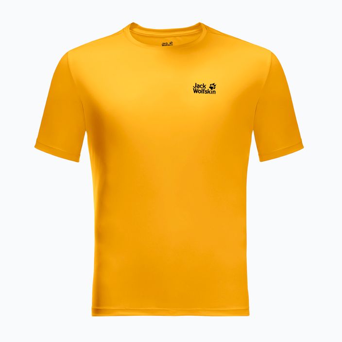 Jack Wolfskin men's trekking t-shirt Tech yellow 1807071_3802 3
