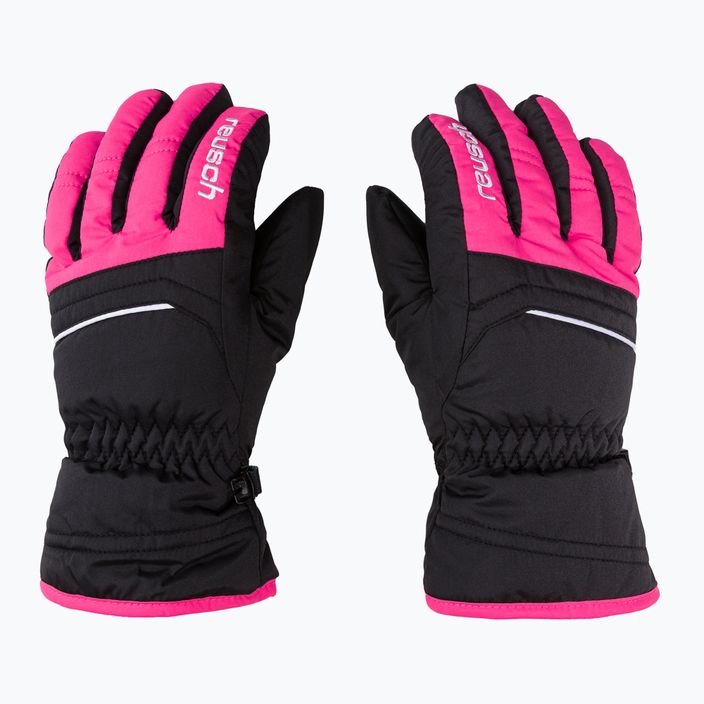 Reusch Alan children's ski gloves black/pink 60/61/115 3