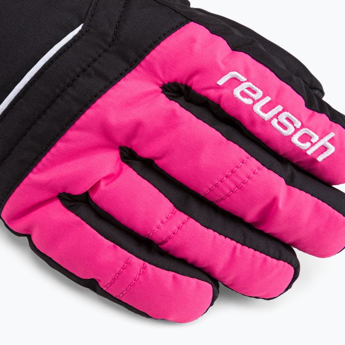 Reusch Alan children's ski gloves black/pink 60/61/115 4