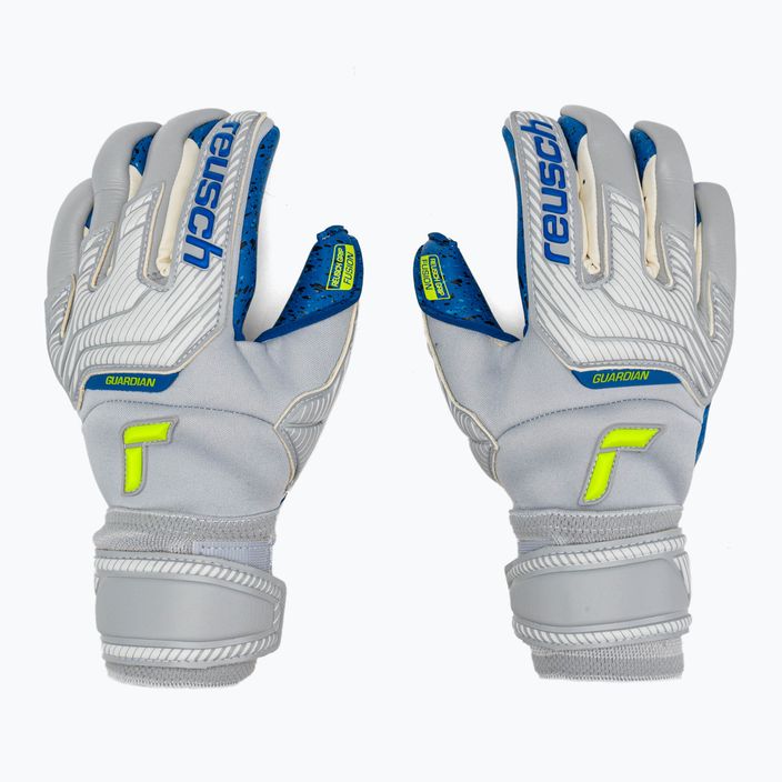 Reusch Attrakt Fusion Guardian grey goalkeeper gloves 5270985