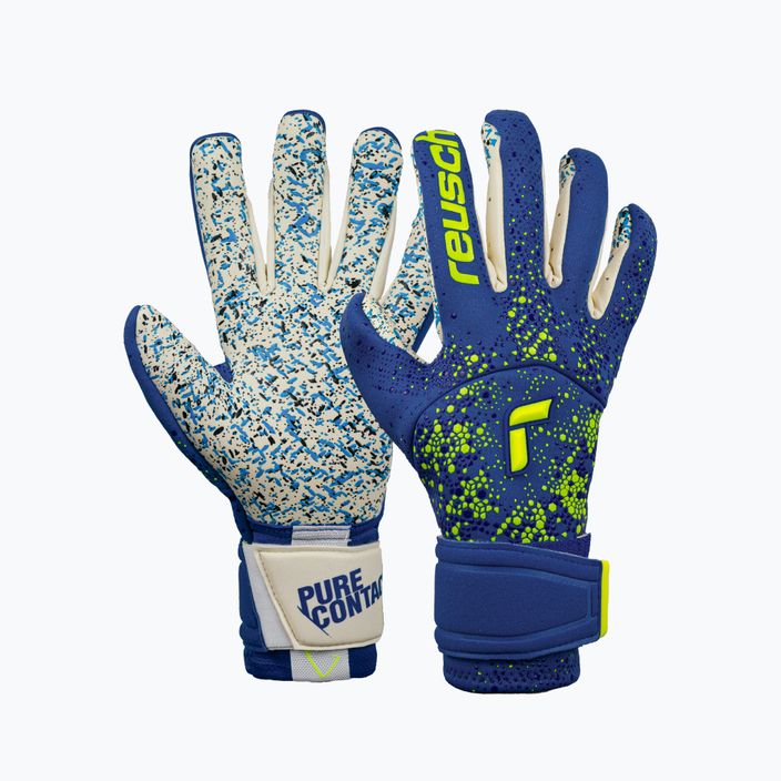 Reusch Pure Contact Fusion 4018 goalkeeper's gloves blue 5270900-4018 5
