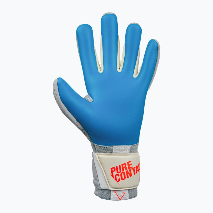 Reusch Pure Contact goalkeeper gloves Aqua 6026 grey 5270400-6026 9