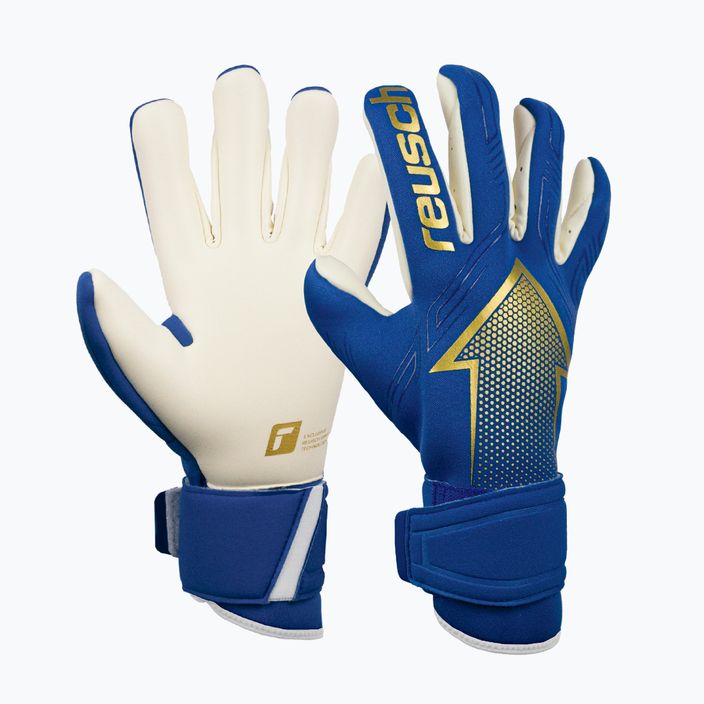 Reusch Arrow Gold X blue goalkeeper's gloves 5270908-4026 5