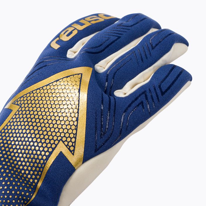 Reusch Arrow Gold X blue goalkeeper's gloves 5270908-4026 3